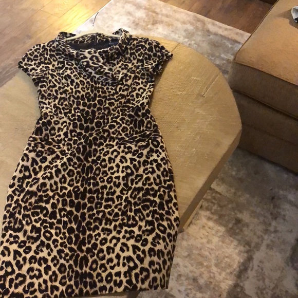 ETCetera cheetah print dress NWOT - Picture 7 of 11